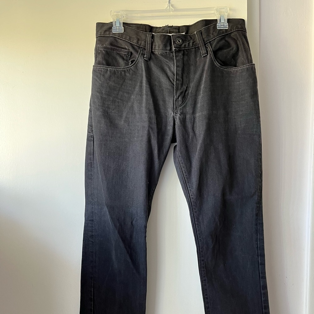 Express Jeans Men 32x32 Rocco Slim Fit Skinny Leg Denim Black